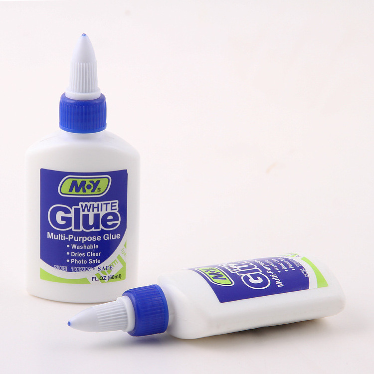 Kids Safe and Non Toxic Washable White Glue Students Handcrafted School Glue 50ml PVA White Latex Glue