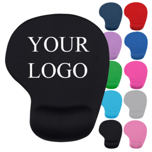 Wholesale Custom Design Mouse Pad With Promotion Logo Sublimation Blank Desk Rubber PVC Printing Logo Wrist Rest Eva Mousepad