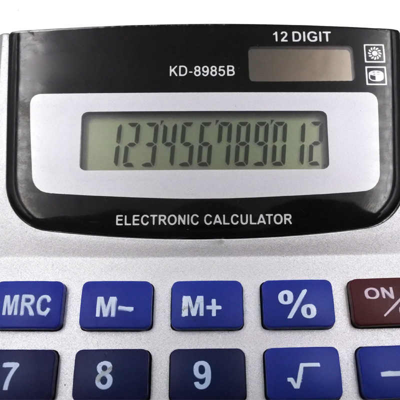 Office Calculator Desktop 12 digits calculator solar Electronic Calculator