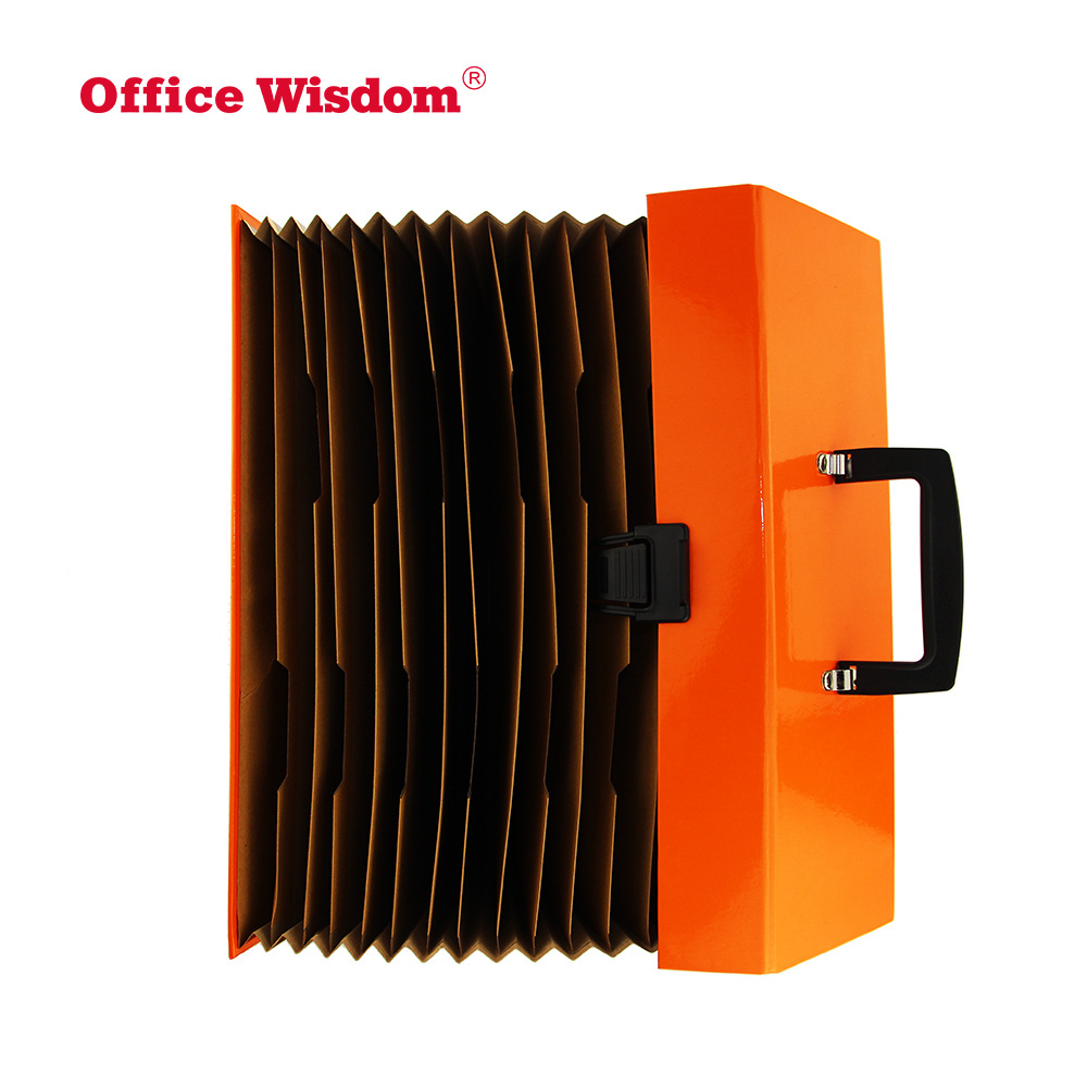 OEM factory office stationery a4 business management file plastic or paper Expanding file with 19 pockets