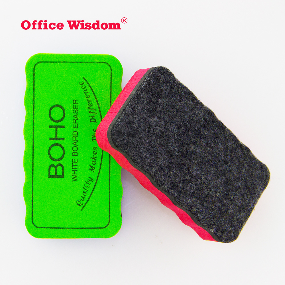 Office Wisdom white board eraser with magnet,mini magnetic whiteboard eraser,high-class Erasers