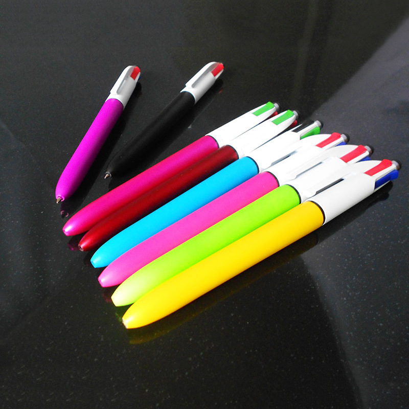 4 in 1 Ballpoint Pen MultiColor pen Four Color pen with Stylus 4 color ballpen