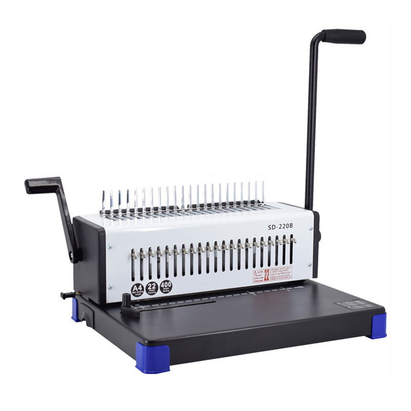 21 holes manual comb binding machine office comb binder coil book binding machines book binder machine