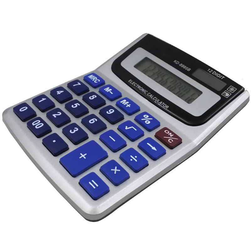 Office Calculator Desktop 12 digits calculator solar Electronic Calculator