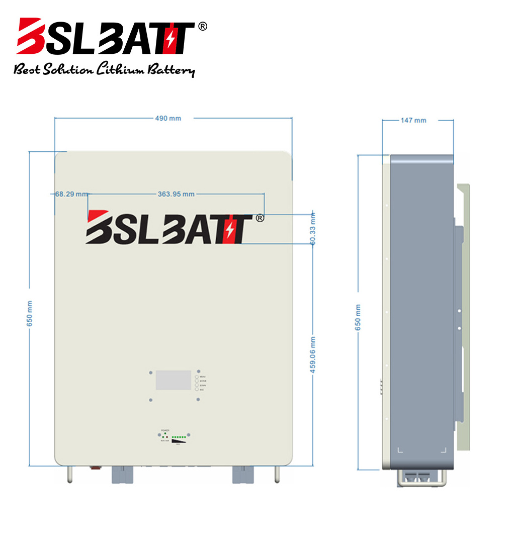 BSLBATT lifepo4 battery 48v 30 kwh powerwall rechargeable 15kwh powerwall 48v 300ah lifepo4 lit