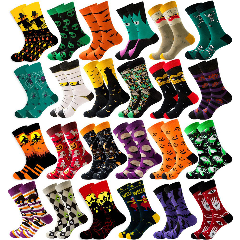 custom logo design anti fungal silver sport grip football fuzzy novelty men dress colorful happy funny socks