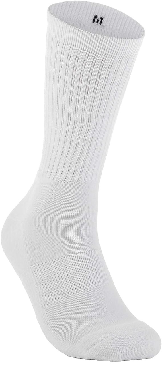 wholesale custom logo thick athletic crew 3D Print white polyester winter blank sublimation socks