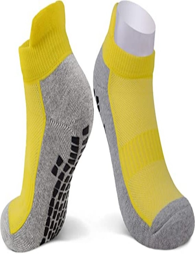 No Show Short Cut Low Cut Anti Slip Non Skid Slipper Hospital Sport Athletic Socks with grips