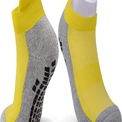 No Show Short Cut Low Cut Anti Slip Non Skid Slipper Hospital Sport Athletic Socks with grips