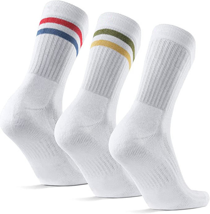 wholesale crew sneaker running sport white men badminton tennis socks