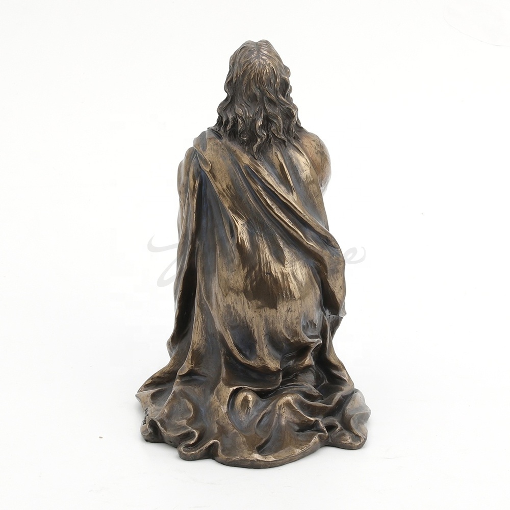 VERONESE DESIGN - JESUS PRAYING IN THE GARDEN OF GETHSEMANE - COLD CAST BRONZE FINISHING