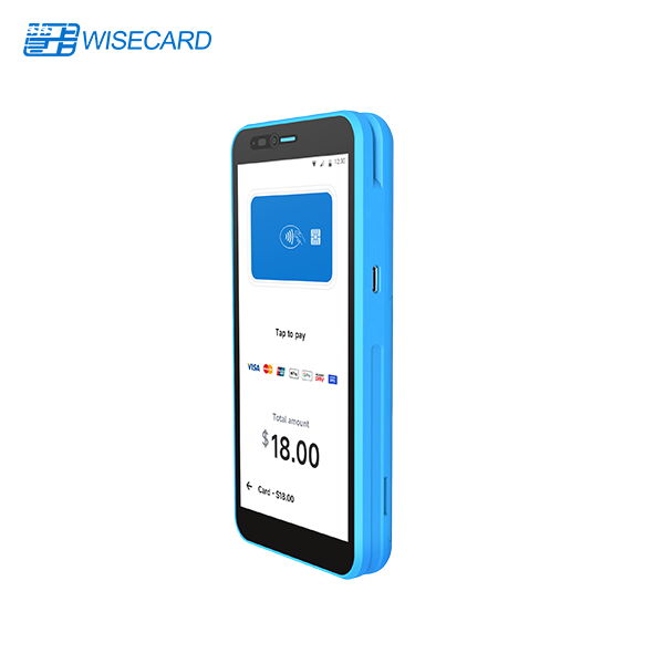 Wisecard T80M NFC/RFID Portable Prepaid Card Reader Portable Billing Offline Android Pos Payment Machine Terminal With Printer