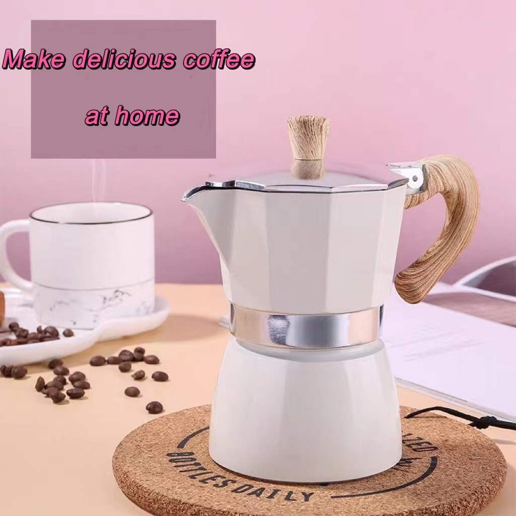 Stovetop Espresso Maker Italian Moka Coffee Pots Italian Expresso Stove Top Aluminium Moka Pot Coffee Maker