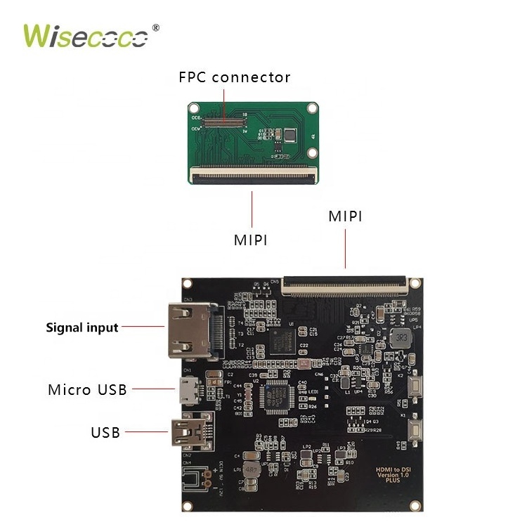 60 Pins White LED Backlight High Brightness LCD 5.5 inch 2160*3840 4K UHD Display with 60 Hz Refresh Rate Driver Board