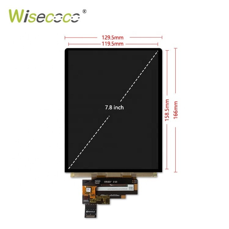 7.8 Inch Ultra Thin Rollable Amoled Flexible Touch Screen Soft Oled Flex Curved Ips Display Module Display