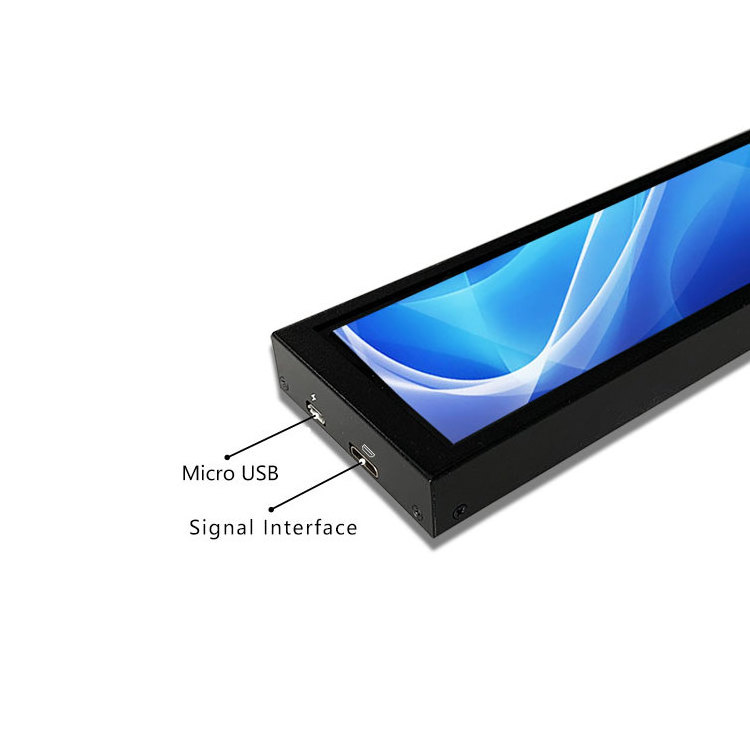 Cocos Computer Monitor Aida64 8.8 Inch 1920x480 IPS LCD USB Laptop Expandable Screen Display ...