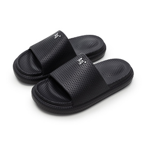 Summer indoor slipper for men women plastic thick sole eva anti slip bathroom home sliders slippers 2024 ladies sandal