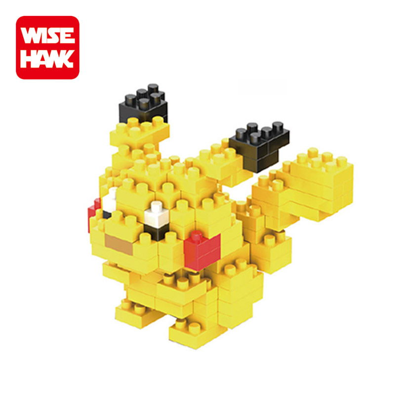 Hot selling children small block plastic building connector Pokemoned toys mini block toys