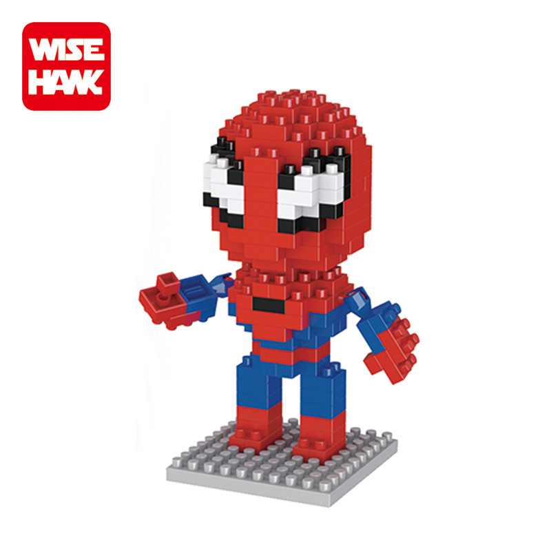 China building block spider man action figure spiderman toys for wholesale