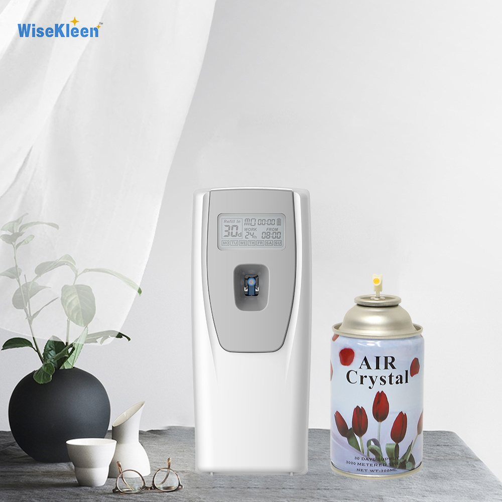 OEM Wall mounted mini room deodorizer machines automatic spray perfume aerosol dispenser for air fragrance LCD Factory Price