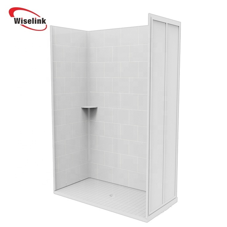 wiselink SP01 Solid surface shower panel shower wall panels  shower wall for bathroom