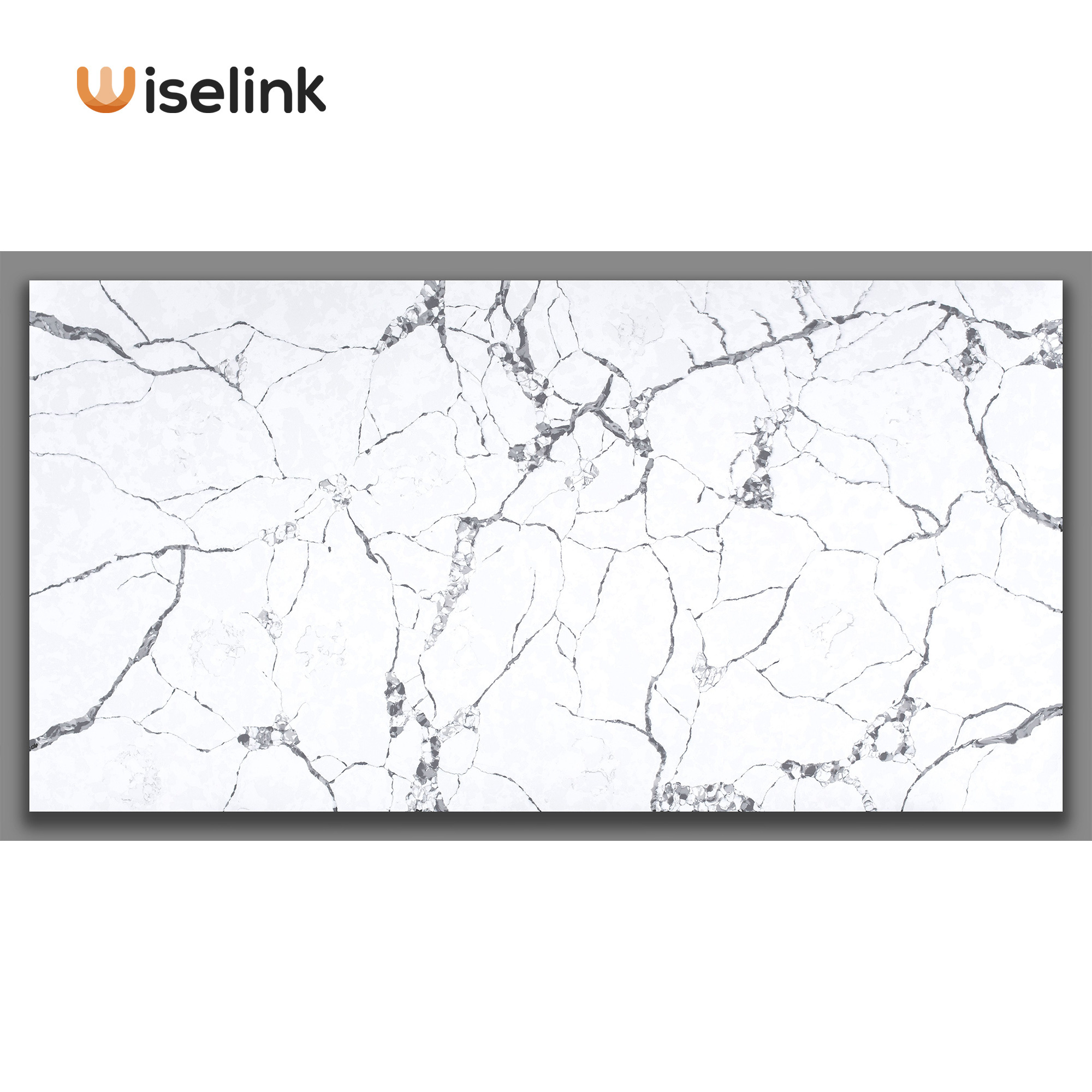 Wiselink artificial slab artificial calacatta Acrylic non silica  countertop with golden veins calacatta gold artificial stone