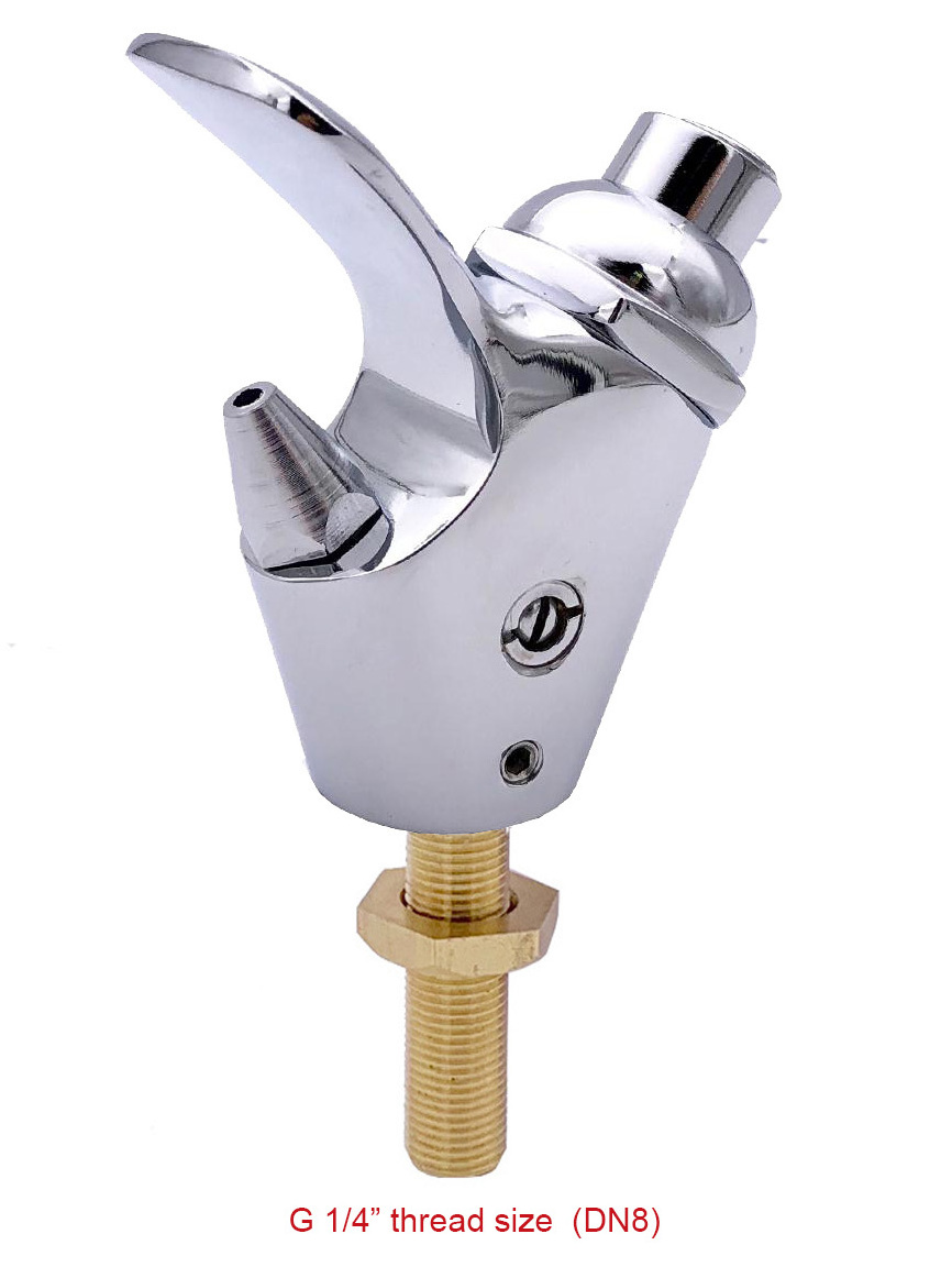 Brass drinking Water tap Fountain Faucet Push Button beverage dispenser spigot