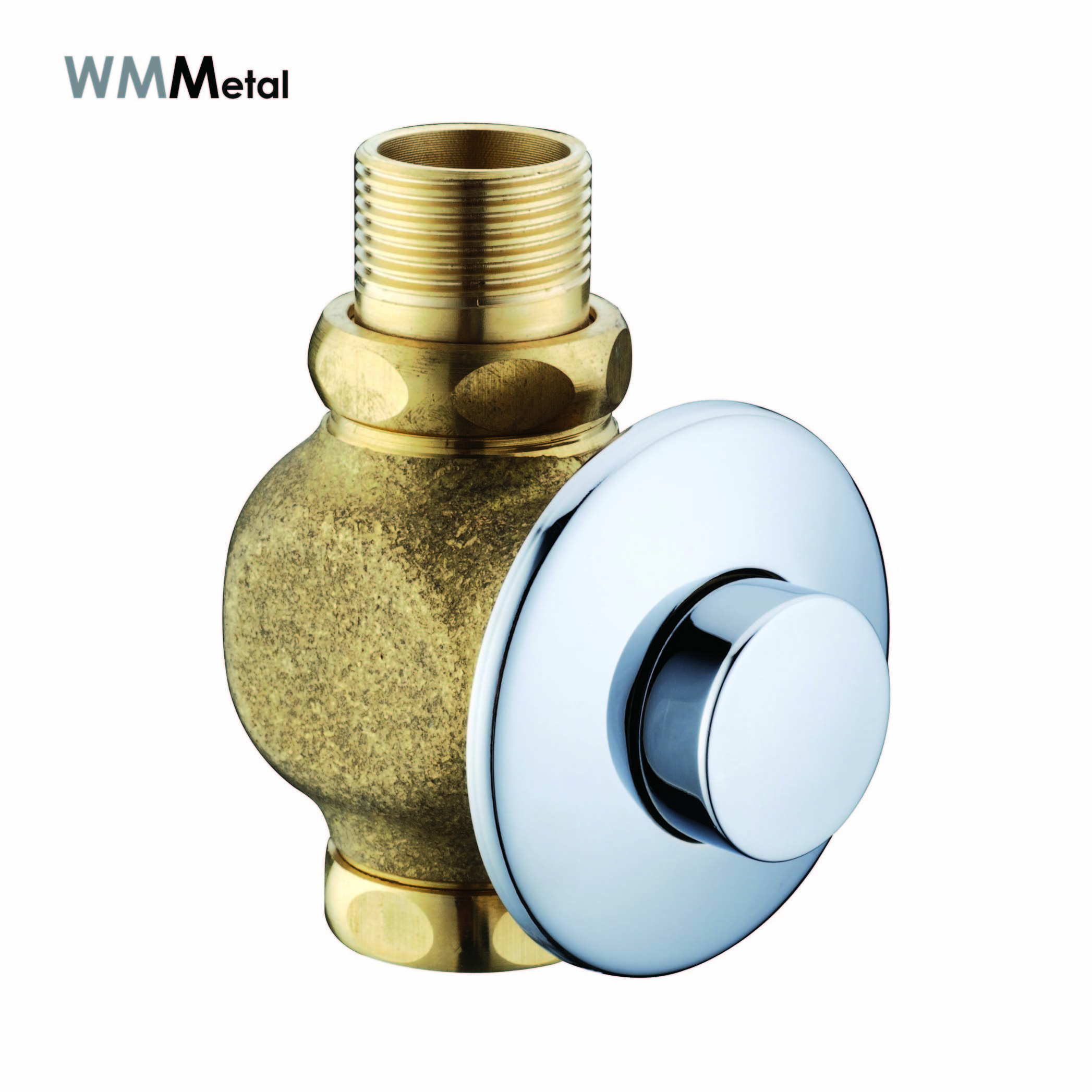 Flush Valve Concealed Manual Water Closet Flush Valve Push Button Toilet Flushing Valve