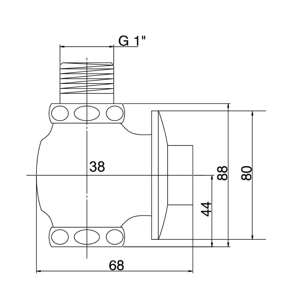 Concealed Push Button Toilet Flush Valve Full Brass Material