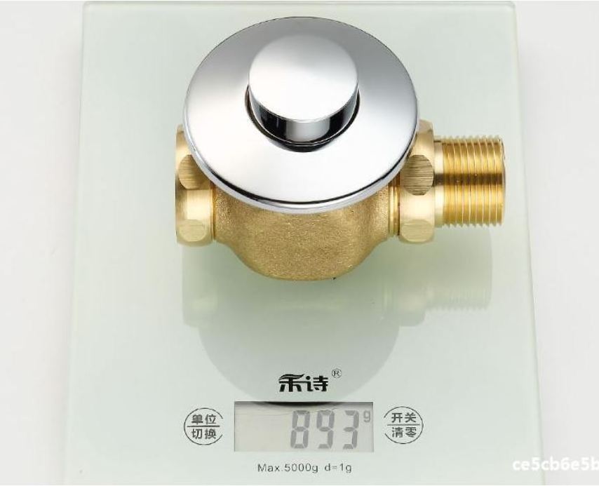 Concealed Push Button Toilet Flush Valve Full Brass Material