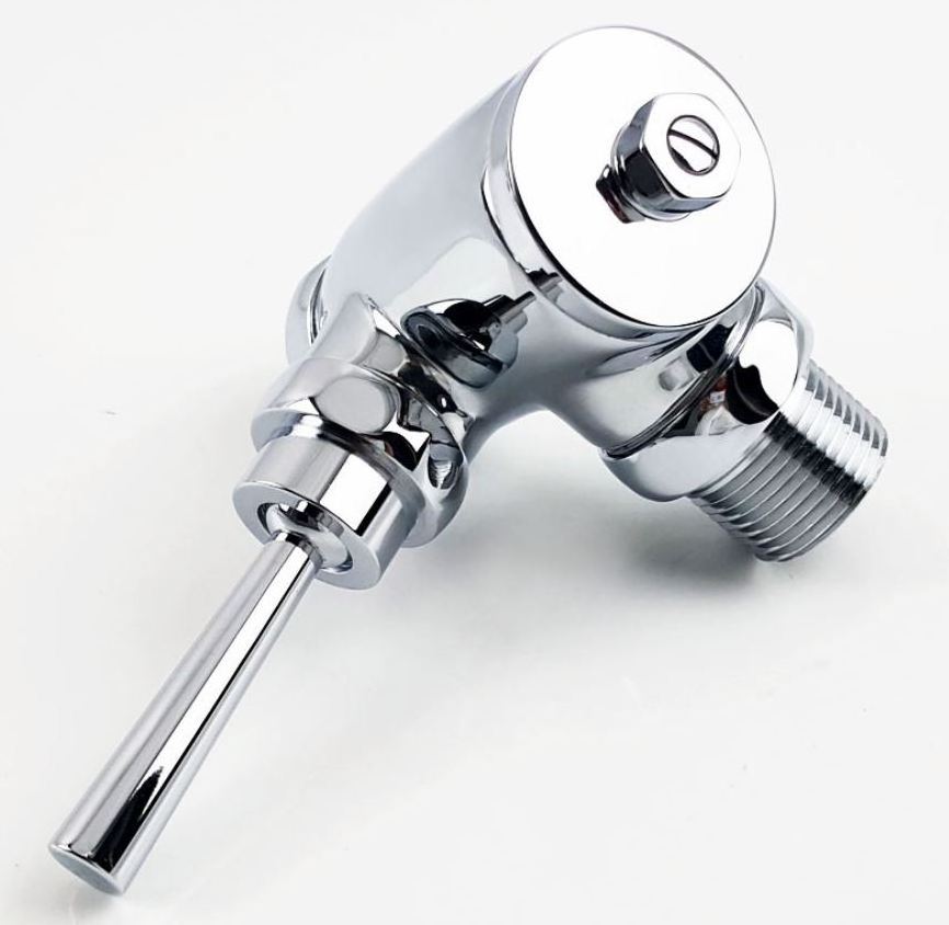 EXPOSED Full Brass Hand Control Flush Valve for Toilet / Manual Flushometer with vacuum breaker wc flush valve