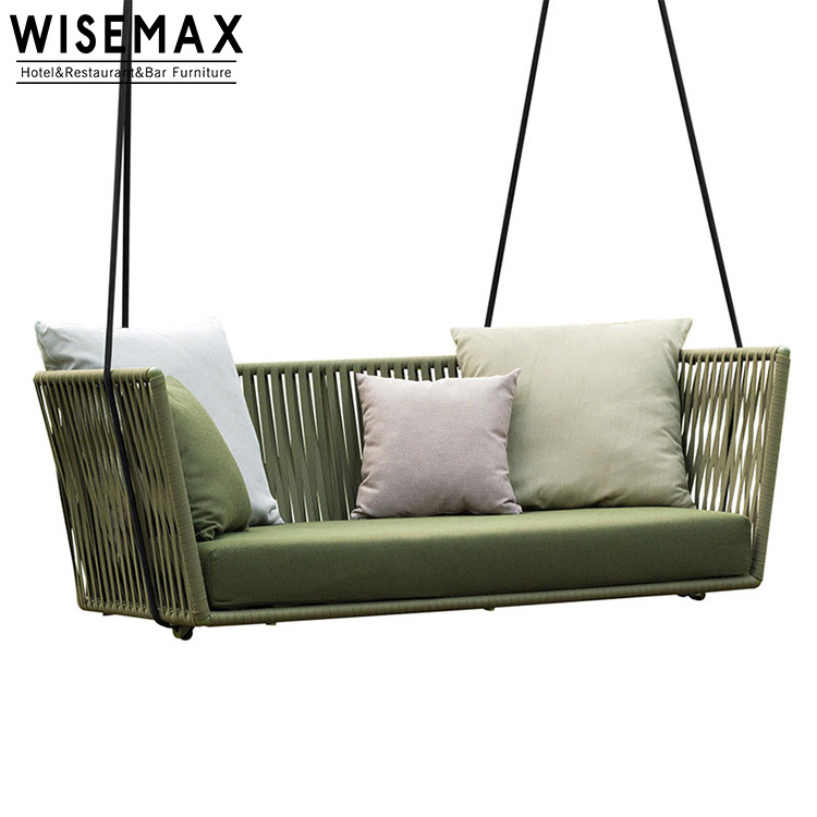 WISEMAX FURNITURE High quality tree hanging garden outdoor leisure patio swing chair outdoor furniture swing bed sofa chair