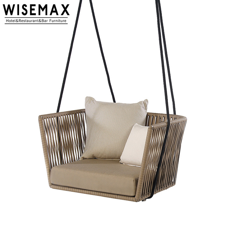 WISEMAX FURNITURE High quality tree hanging garden outdoor leisure patio swing chair outdoor furniture swing bed sofa chair