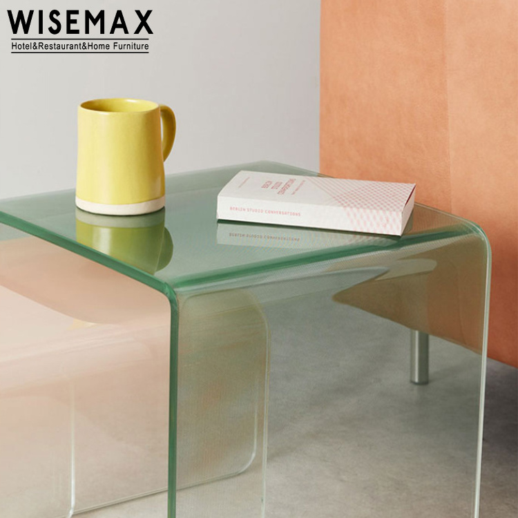 WISEMAX FURNITURE Nordic living room furniture clear acrylic coffee table ghost small plastic coffee table flower stand table