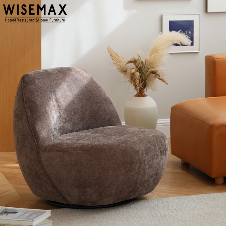 WISEMAX FURNITURE Nordic Living Room Furniture Legless Sofas Fabric Modern Single Bean Bag Sofas Home Soft Accent Lounge Chairs