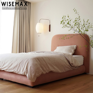 WISEMAX FURNITURE Hot selling bedroom furniture Modern simple Single Rectangle fabric small size bed kid bed for home