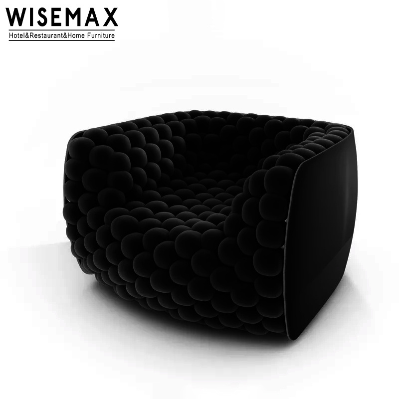 WISEMAX FURNITURE Modern fashion creative ball sofa designer personality art leisure chair living room bubble sofa for hotel