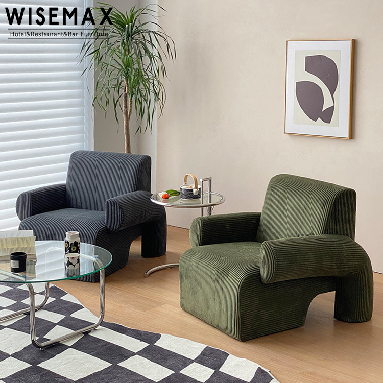 WISEMAX FURNITURE European design cute kids home furniture sofa luxury single accent lounge sofa chair for living room