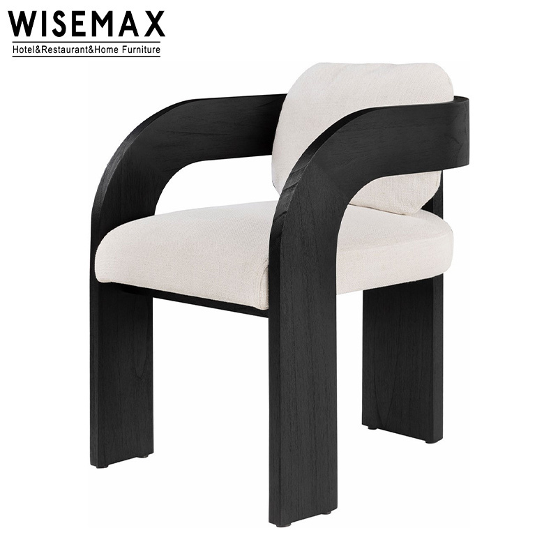 WISEMAX FURNITURE Modern luxury wooden hotel restaurant chair indoor solid wood dinning chairs for home dining room