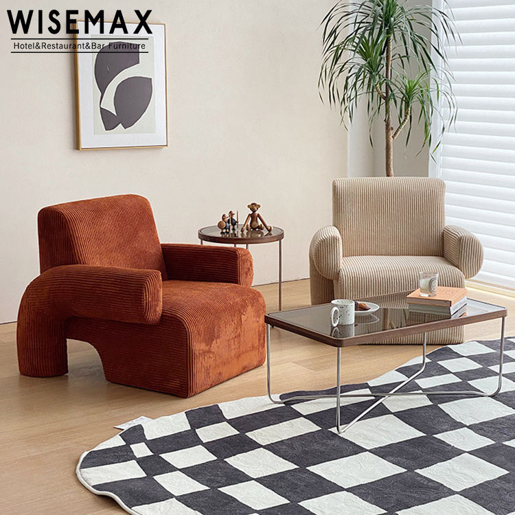 WISEMAX FURNITURE European design cute kids home furniture sofa luxury single accent lounge sofa chair for living room