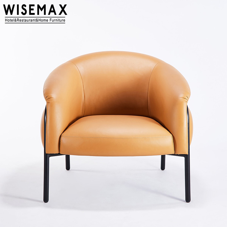 WISEMAX FURNITURE  Modern leisure chair & Occasional Armchairs Living room single seat sofa chair Office Lounge chair