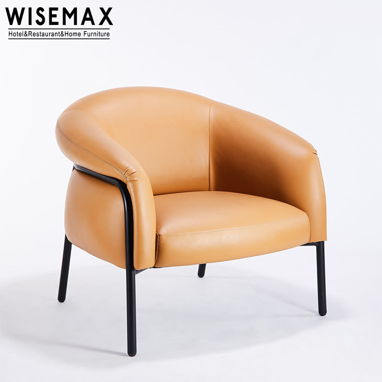 WISEMAX FURNITURE  Modern leisure chair & Occasional Armchairs Living room single seat sofa chair Office Lounge chair