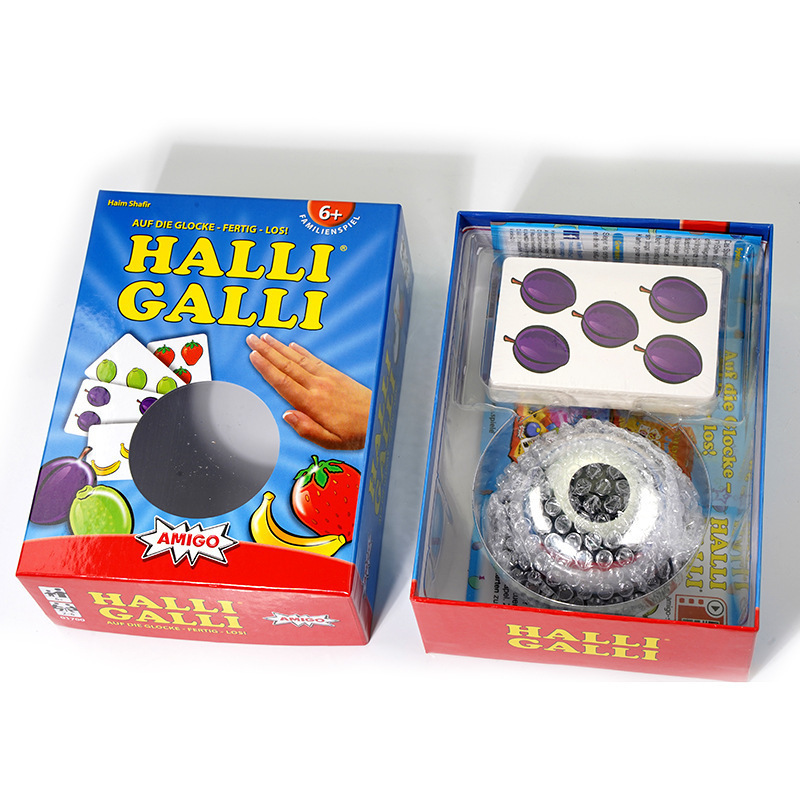 Fruity Extreme version with metal Bell Table Game For Family Party indoor games Halli Galli cards board game