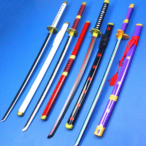 Zoro Sword Katana Japanese Sword Toy Swords Anime One Piece Props Bamboo Wood Material