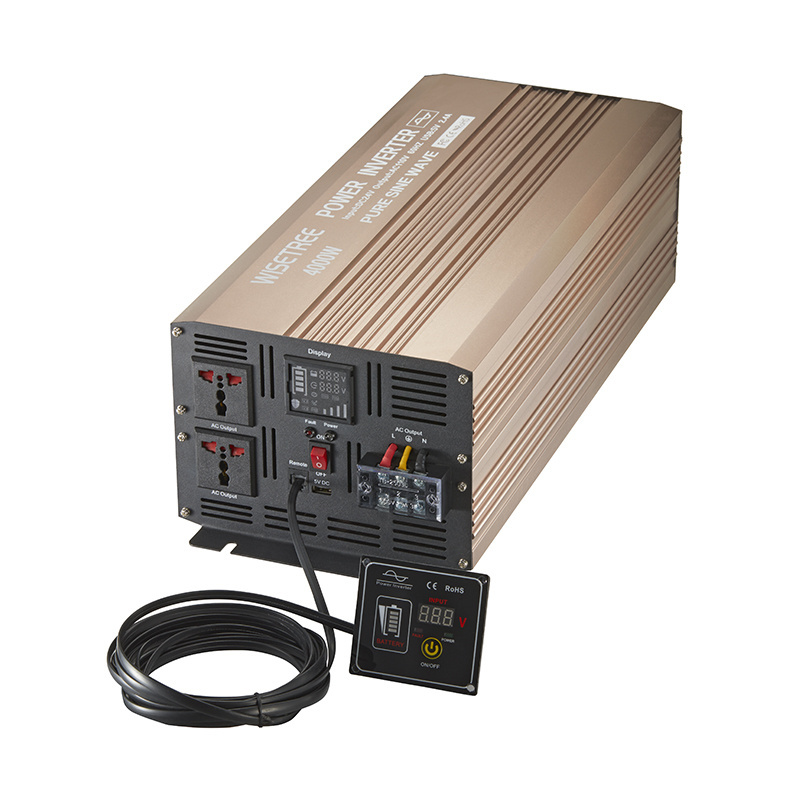 4KW 12/24/48V Transformer Inverter Dc to Ac 4000W Inversor 5000 Watt 12 Volt Onda Pura