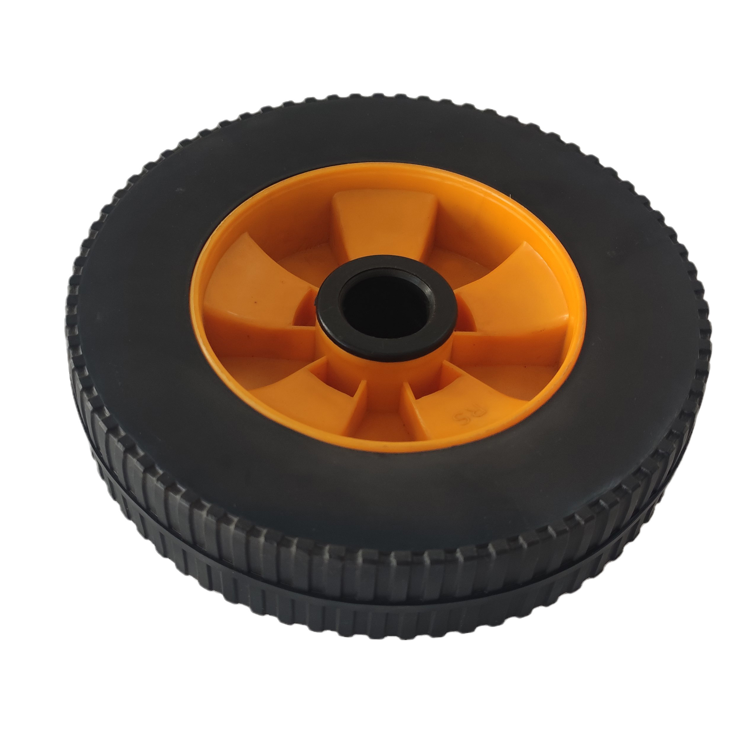 8x1.65 Polyurethane Solid Rubber Wheels 8 Inch PU Foam Filled Tires For Lawn Mower Wheelbarrow