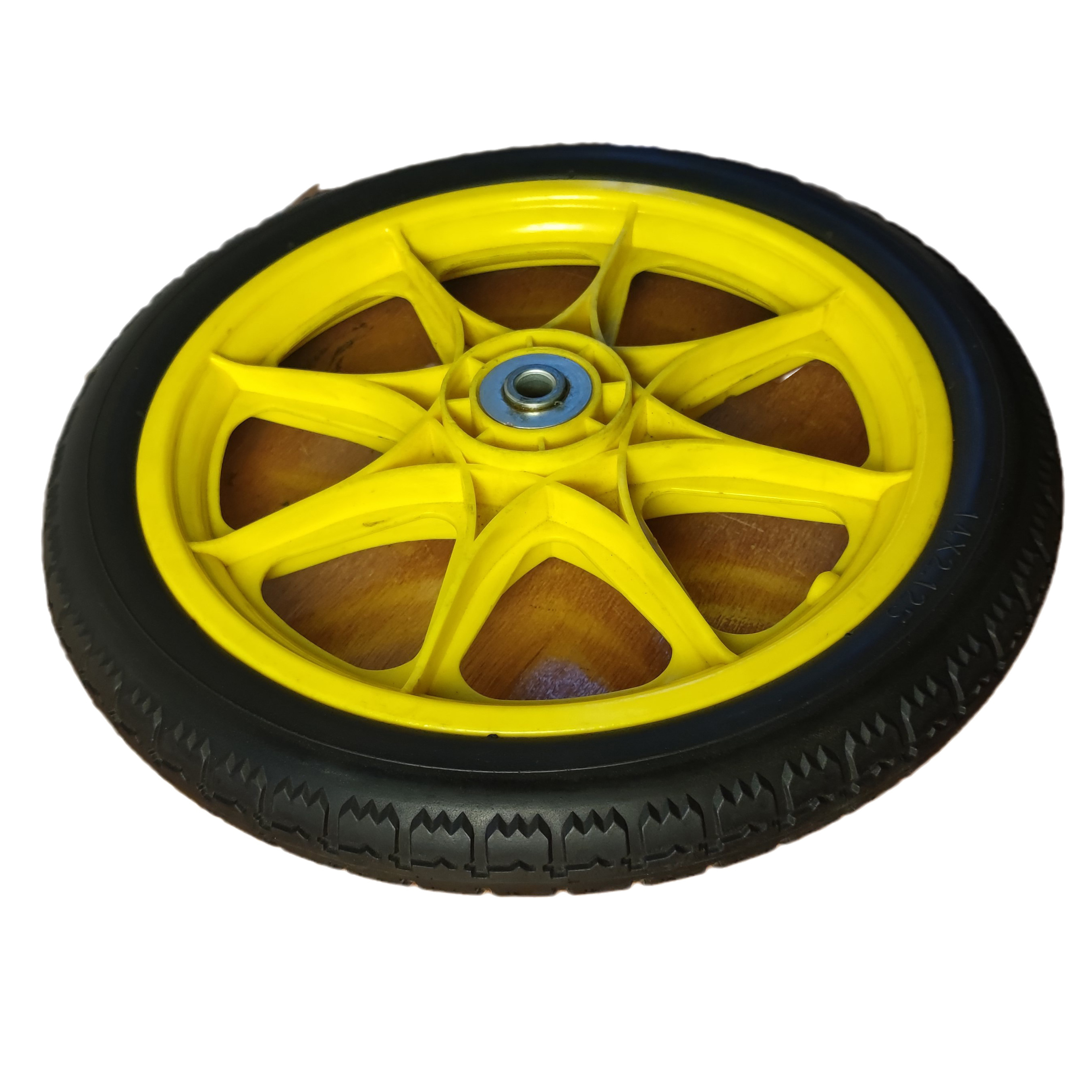 14x2.125 Wheelbarrow Solid 14 Inch PU Foam Flat Free Wheel