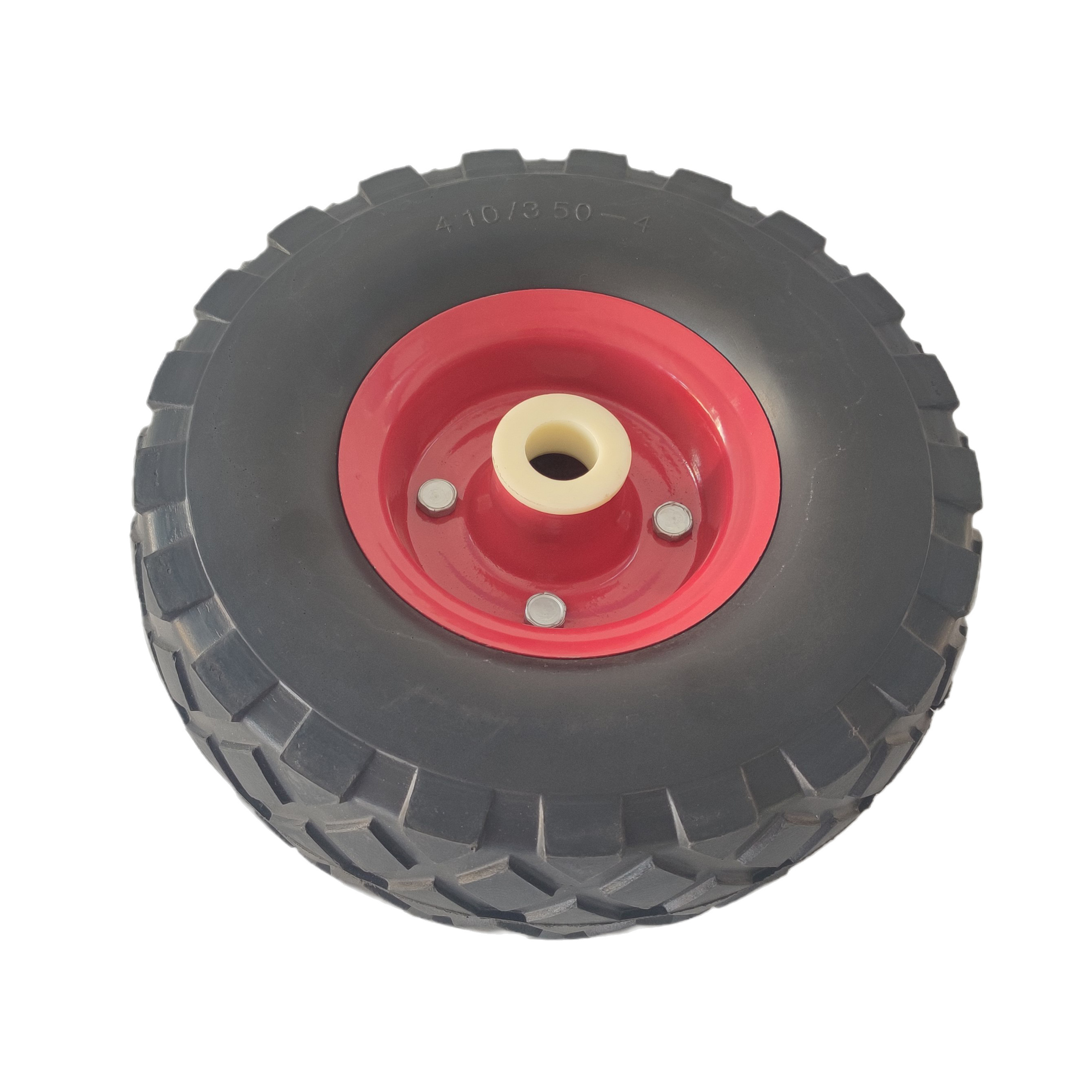 Flat Free PU Foam Wheel 4.10/3.50-4 10 Inch Solid Wheel Flat Free Rubber Tires