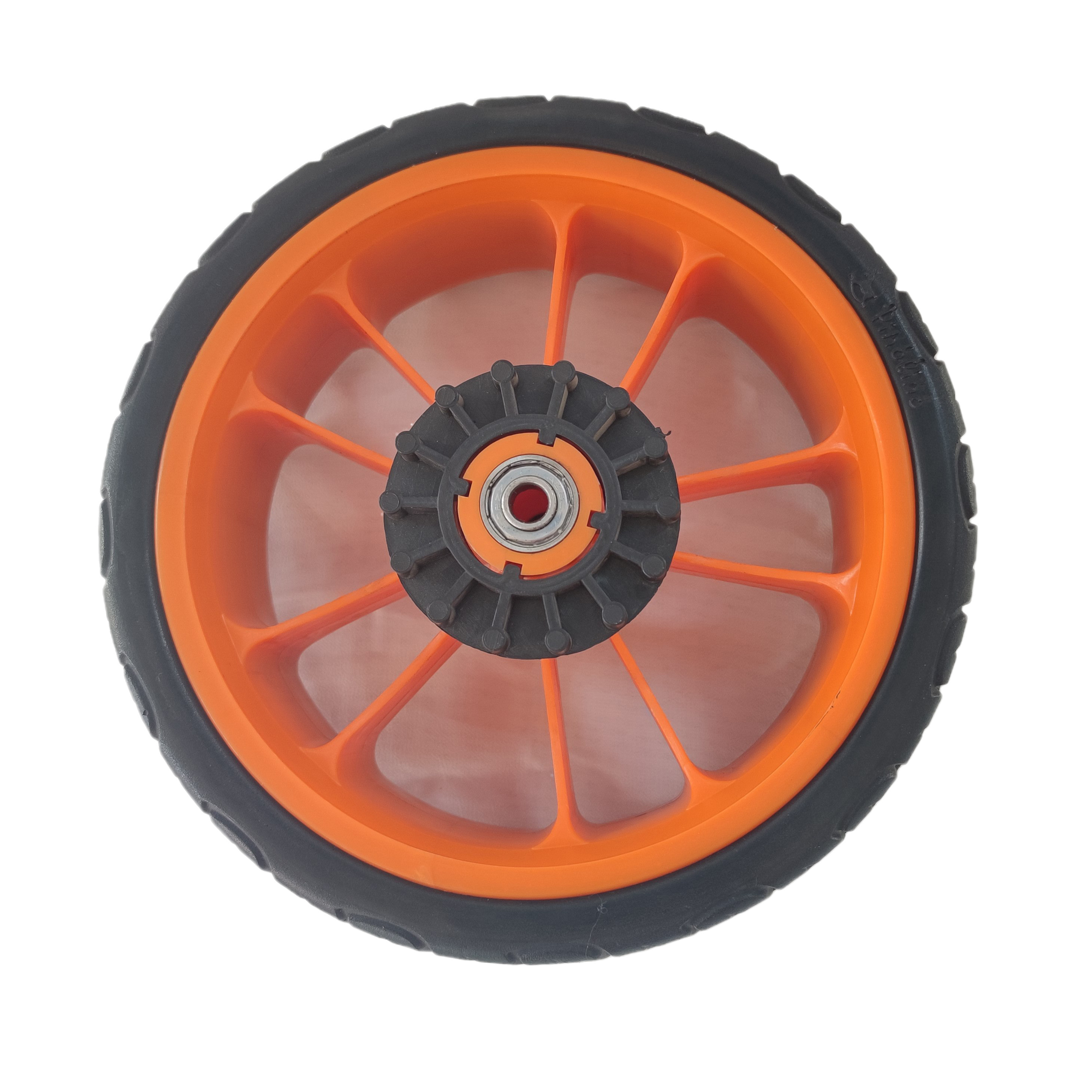 New Flat Free 8 Inch Pu Tire 8x3 Tire Wheels Caster Wheels For Folding Wagon Cart Baby Trolley Golf Trolley