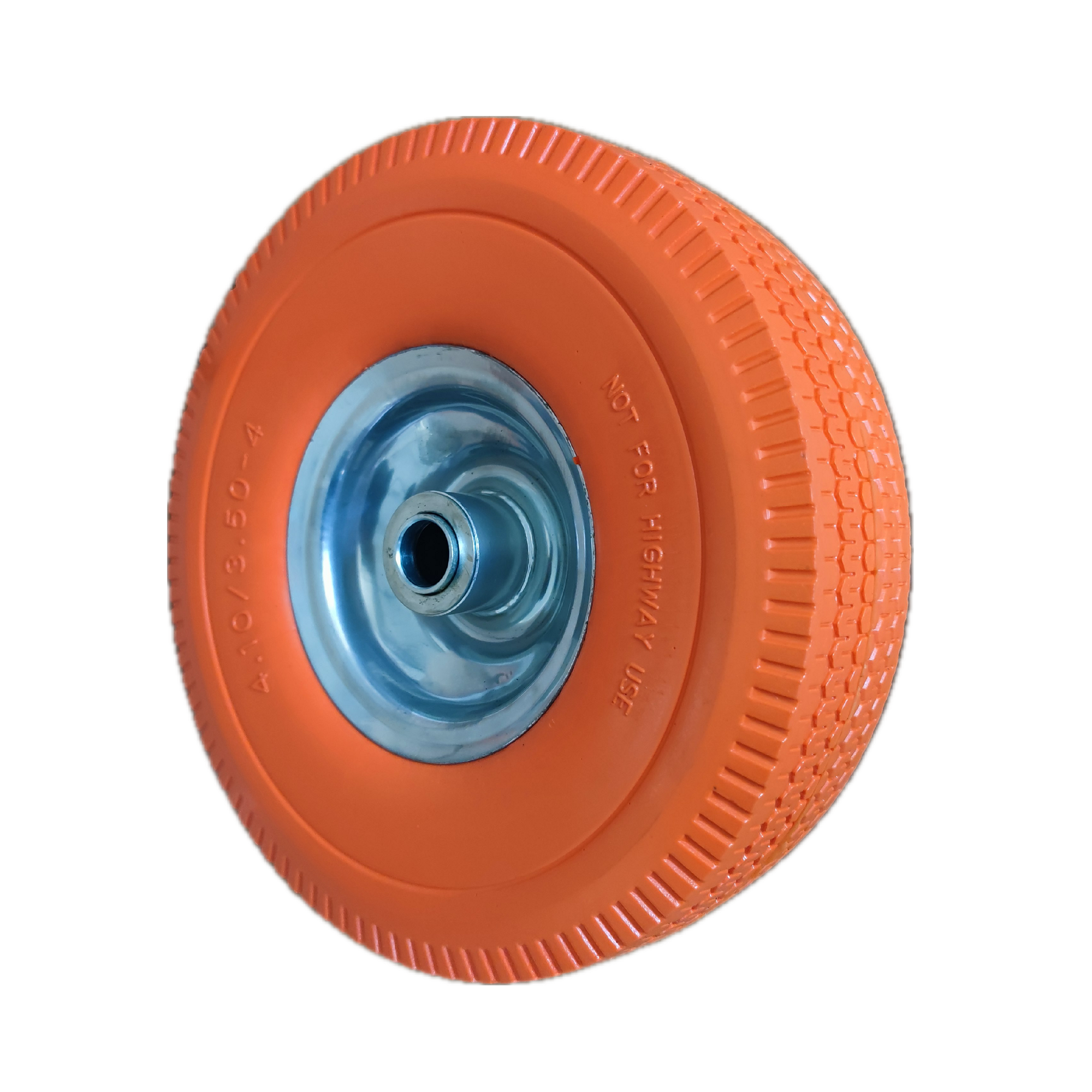 Flat-Free Tire3.50-4 PU Foam Wheels 4.10/3.50-4 PU Foam Tyre Wheel For Hand Trolley Wagon Dolly Lawn Mover Replacement Tire